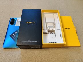 Xiaomi Poco F3 - 5G.  6gb+2gb/128gb.  Modrá metalíza. - 3