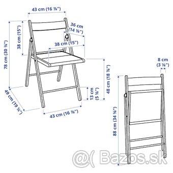 IKEA FRÖSVI Stolicka - Nova nepouzivana v 100% stave - 3