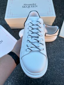 ALEXANDER MCQUEEN white LEATHER Tenisky - 3