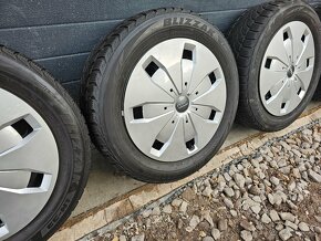 ZIMNÁ SADA AUDI 5x112+BRIDGESTONE BLIZZAK 205/55 R16 - 3