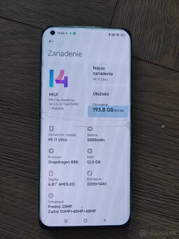 Predám Xiaomi Mi 11 Ultra 12/512GB - 3