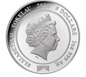 DIANA PRINCEZNÁ Z WALESU 1 Oz strieborná minca 2022 - 3