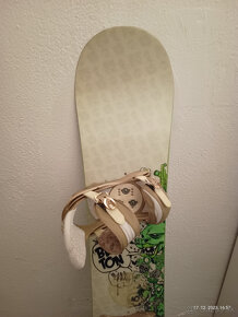 140 cm snowboard BURTON PUNCH + zanovne viazanie Burton - 3