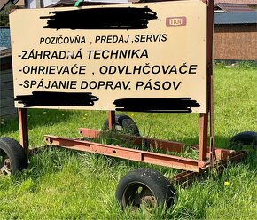 Mobilný reklamný vozík - pojazdný bilboard - 3