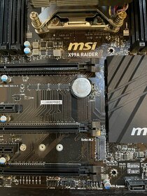 Set MSI X99, Intel i7 6-jadro 5820K, 16GBDDR4, WiFi - 3