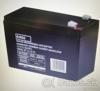 Bateria 12v 7,2ah - 3