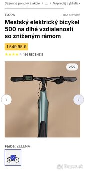 Mestský elektrický bicykel na dlhé vzdialenosti - 3