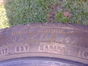 Letné pneumatiky 215/40 r17 - 3