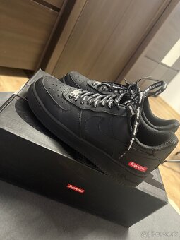 Nike Air Force 1 Supreme black - 3