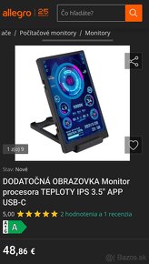 Monitor na zobrazenie výkonu PC - 3