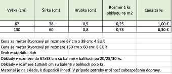 Kvalitný dubový obklad - 3