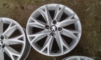 17" alu CITROEN-PEUGEOT + 215/60 17 zimné pneu. - 3