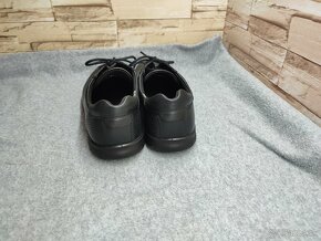 Ecco 40 - dámske kožené čierne topánky - 3