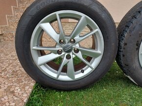 Original AUDI alu disky,rozteč 5x112,na pneu 205/60R16 - 3