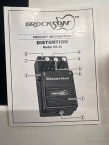 Predám gitarový efekt Rockson distortion DS-30 - 3