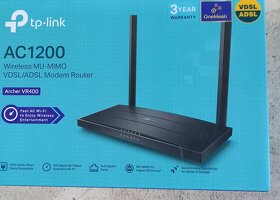 TP-Link Archer VR400 AC1200 VDSL/ADSL WiFi Router - 3