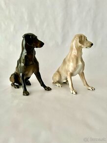 Porcelanovy pes - jazvecik / labrador Rosenthal - 3