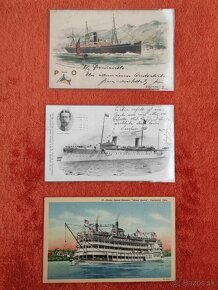 pohľadnice,obálky lode - 3