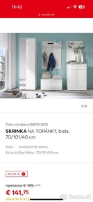 Skrinka na topánky / komoda na topánky / botník - 3