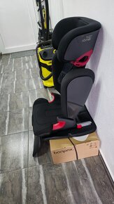 Britax - Römer Kidfix cosmos black s koženou ochranou sedadl - 3