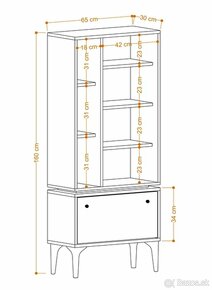 Regál / vitrína / skrinka.. - 3