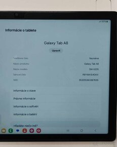 Predám tablet Samsung Galaxy Tab A8 - 3