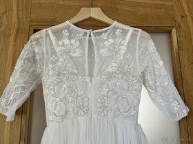 Svadobné šaty- biele - 3
