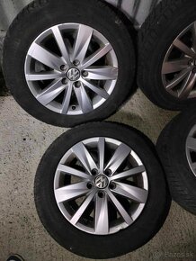 4ks alu disky orig. Vw 5x112 r16 - 3