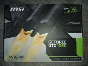 MSI GeForce GTX 1060 3gb oc edícia - 3