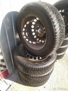 Predám zimnú sadu kolies 5x112 nexen 195/65R15 dez.7,1mm - 3