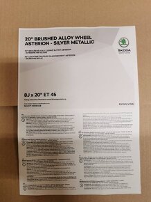 Škoda Kodiaq, Enyaq orig. alu disky R20 5x112 ET45 - 3