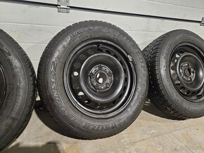 Sada Plechových diskov 5x112+Dunlop 195/65 R15 - 3