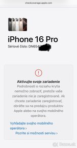 Predám nový Iphone 16 Pro 256 GB BLACK TITANIUM - 3