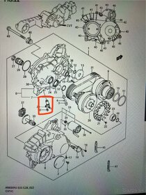 Senzor sekundarnej remenice Suzuki Burgman 650 - 3