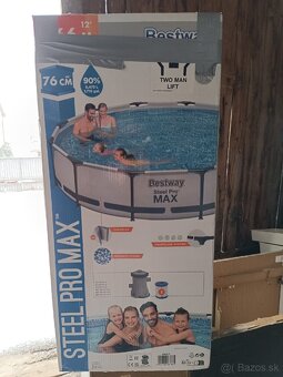 Bestway Bazén 1x 3,66 ,78 a veľký1x  4,88 ,120 - 3