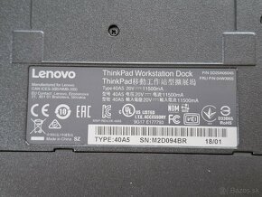 Predam ThinkPad workstation dock 40A5 + adapter 230W - 3