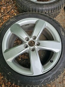 5x112 R18 Audi original alu disky + pneumatiky - 3