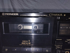 Pioneer CT-W530R stereo double cassette deck - 3