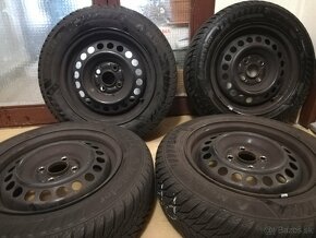 Zimné pneumatiky 175/65 R14 82T + plechové disky - 3