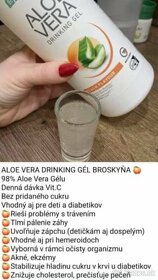 Aloe vera drinking gel broskyňa - 3