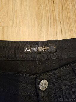 Čierne rifle Armani Jeans W35 L 34 - 3