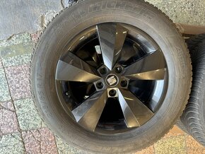 Zimné pneu Michelin alpin5 s alu diskami vhodne na SEAT VW - 3