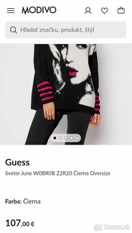 Oversize sveter GUESS č.S - 3