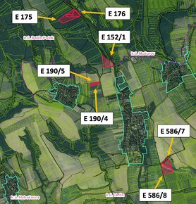 Terňa – 5.100 m2 ORNÁ PÔDA a LES - Na predaj - 3