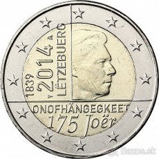 euromince - pamatne dvojeurove mince LUXEMBURSKO - 3