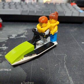 LEGO Morský/vodný mix auto pobrežnej hliadky+skúter, ponorka - 3