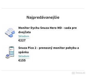 SNUZA PICO 2 smart monitor dychu - 3