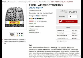 Pirelli Winter Sottozero 3 RunFlat na Mini Cooper JCW - 3