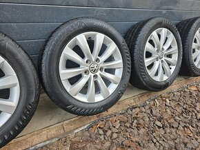 Alu Disky Volkswagen 16"+Zimné Pneu 205/55 R16 - 3