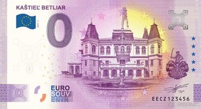 0 € / 0 euro souvenir bankovky 2024 - 3